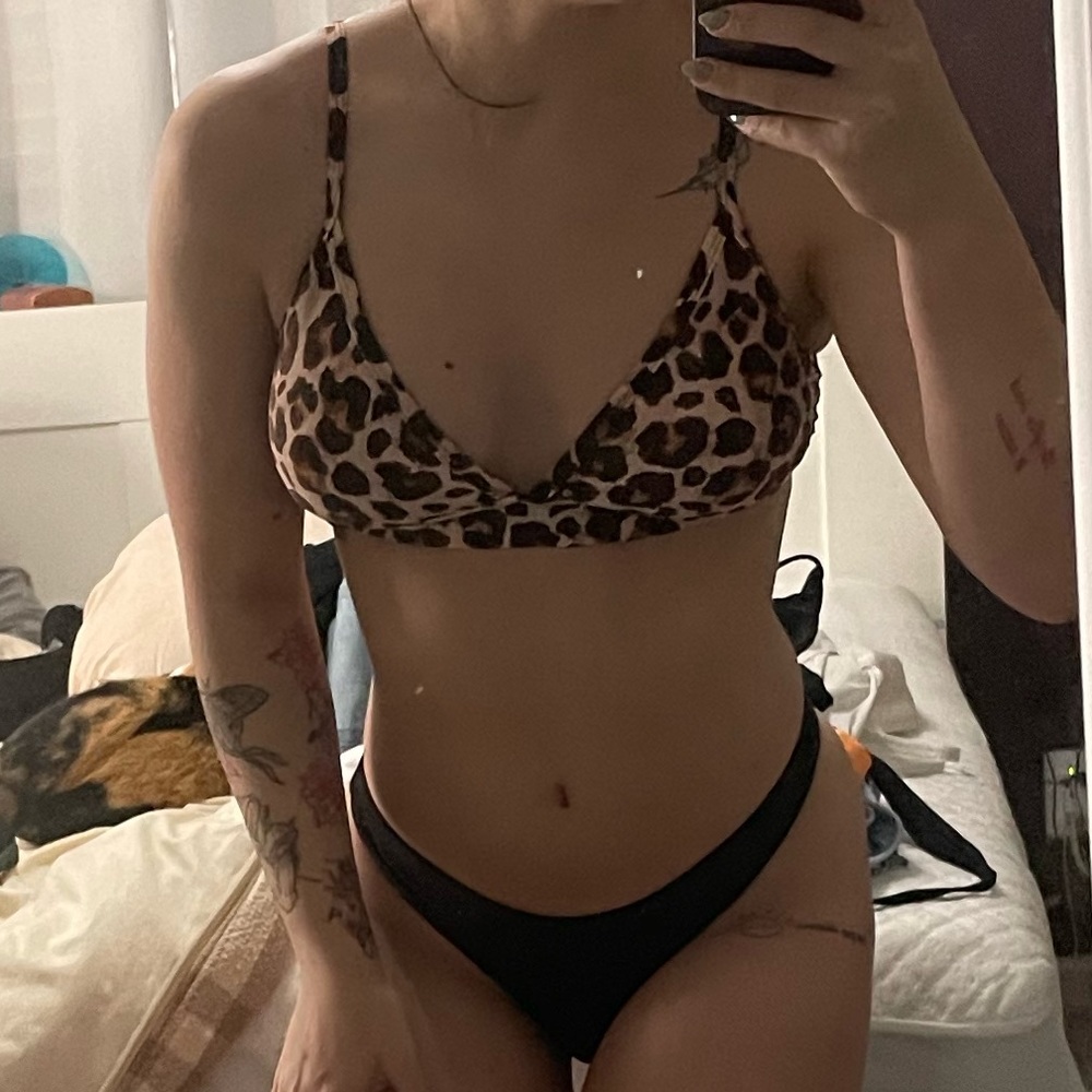 Cheetah swim top